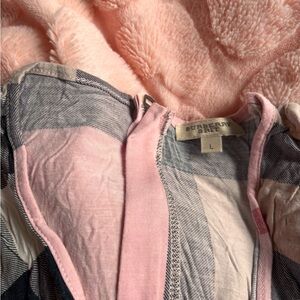 Burberry Women's Pink and Gray Dress